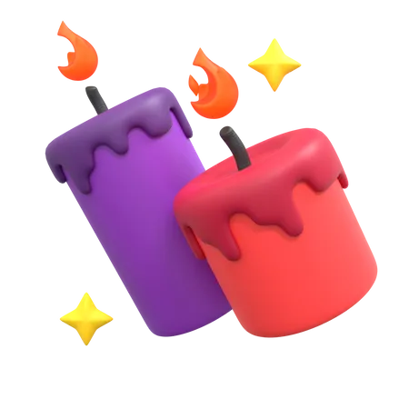 Kerze  3D Icon