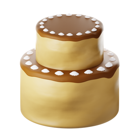 Kerze Kuchen  3D Icon