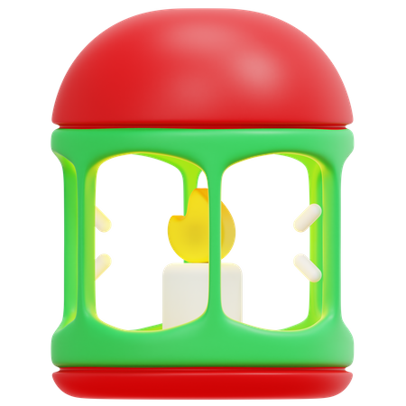 Kerzenlaterne  3D Icon