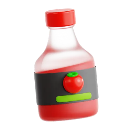 Ketchup  3D Icon