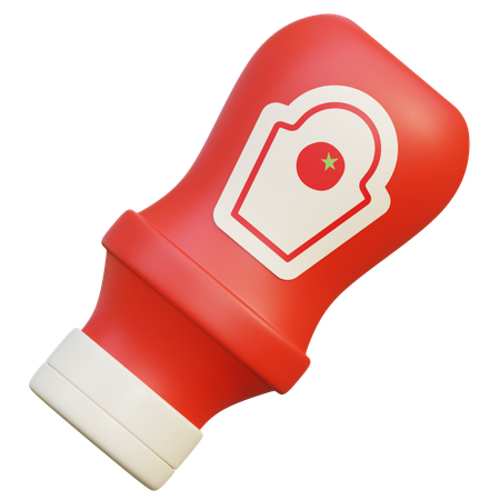 Salsa de tomate  3D Icon