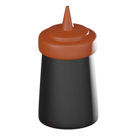 Ketchup  3D Icon