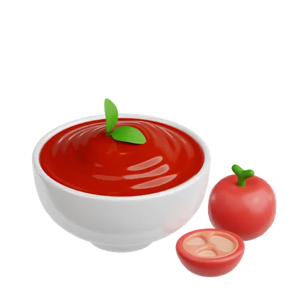 Ketchup  3D Icon