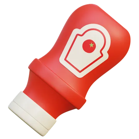 Ketchup  3D Icon
