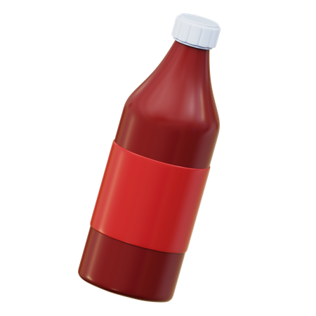 Ketchup  3D Icon