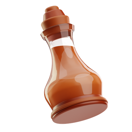 ケチャップボトル  3D Icon