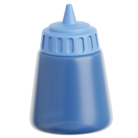 Ketchup Bottle  3D Icon