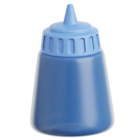Ketchup Bottle  3D Icon
