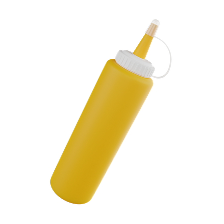 Ketchup Bottle  3D Icon