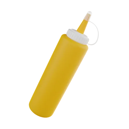 Ketchup Bottle  3D Icon