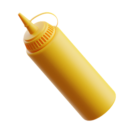 Ketchup Bottle  3D Icon
