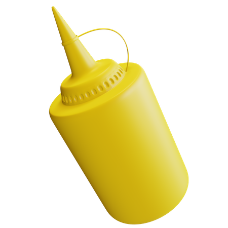 Ketchup Bottle  3D Icon