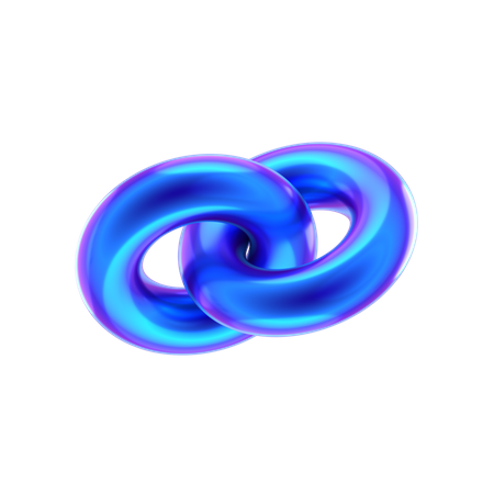 Kette abstrakt form  3D Icon