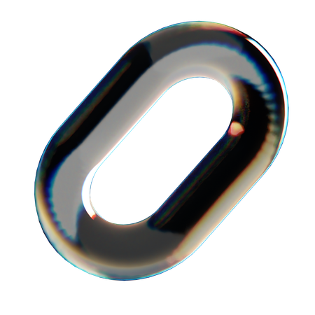 Kette abstrakt form  3D Icon