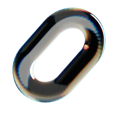 Kette abstrakt form  3D Icon