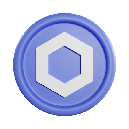 Chainlink-Münze  3D Icon