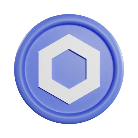 Chainlink-Münze  3D Icon