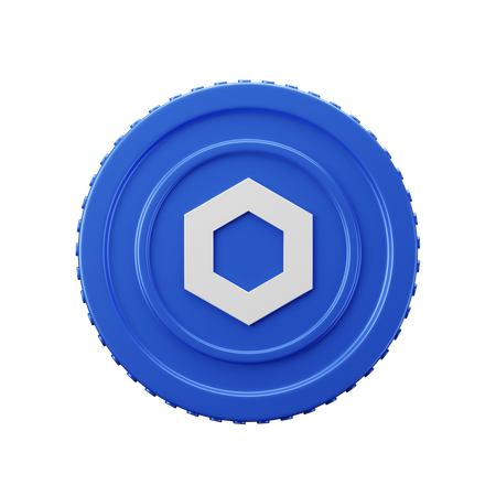 Chainlink-Münze LINK  3D Icon