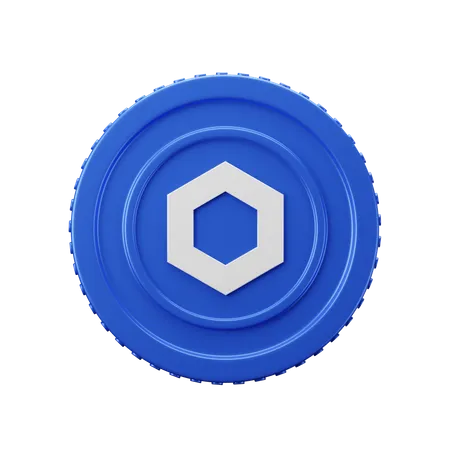 Chainlink-Münze LINK  3D Icon