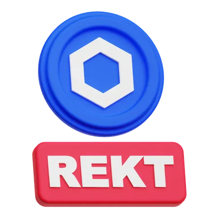 Kettenglied rechteck  3D Icon