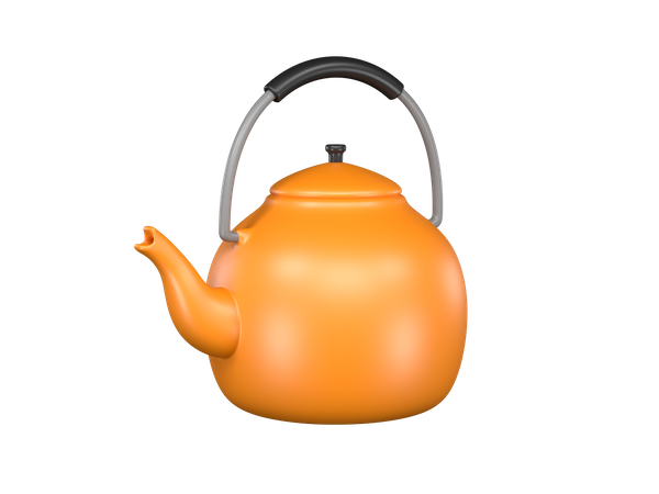 Kettle  3D Illustration