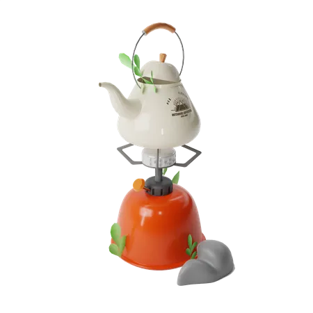 Kettle  3D Illustration