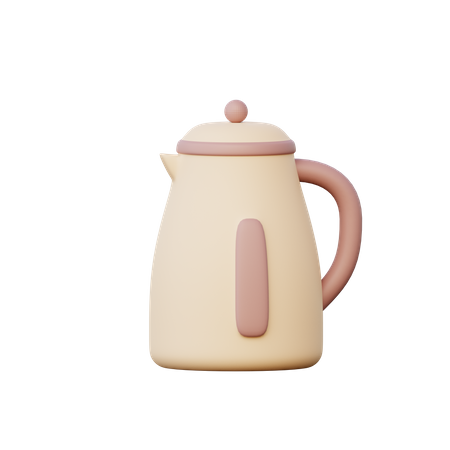 Kettle  3D Illustration