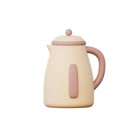 Kettle  3D Illustration