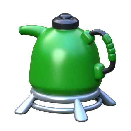 Kettle 3 D Camping Icon 3D Icon