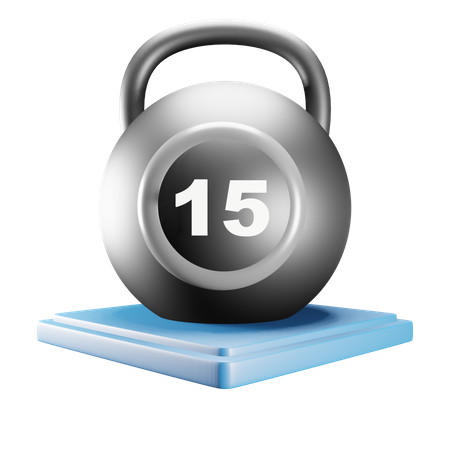 Kettle Bell  3D Icon