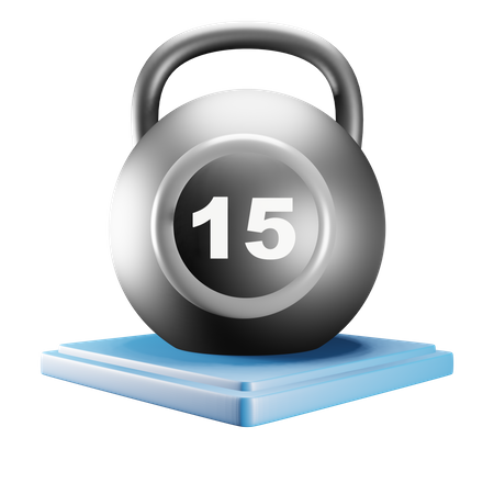 Kettle Bell  3D Icon