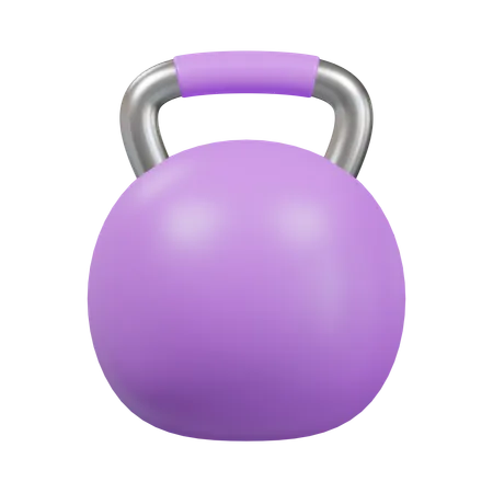 Weights Kettlebell 3 D Illustration 3D Icon