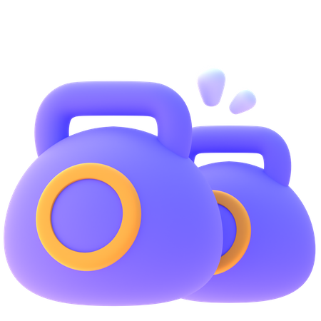 Kettlebell  3D Icon