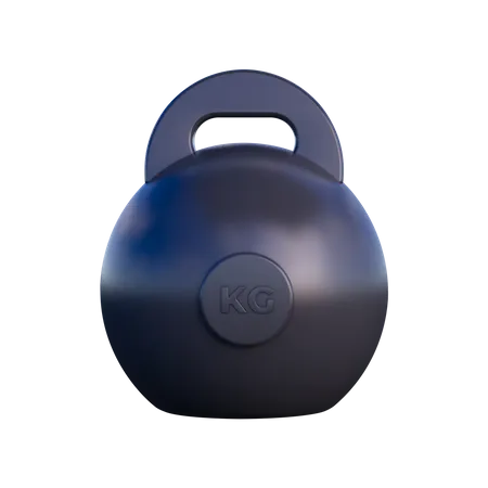 Kettlebell  3D Illustration