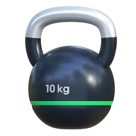 Kettlebell Icon Gym And Fitness 3 D Illustration 3D Icon