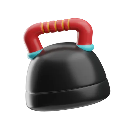 Entraînement avec kettlebell  3D Icon