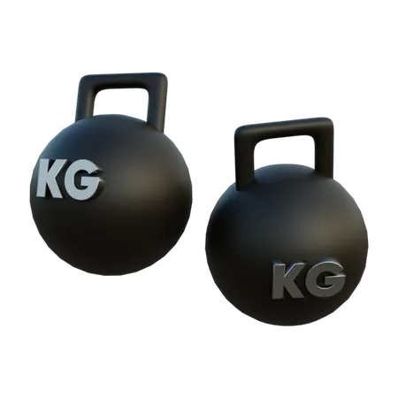 Kettlebells  3D Icon