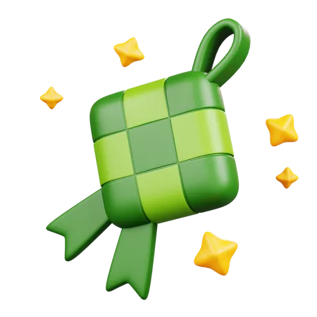 Ketupat  3D Icon