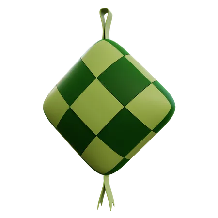 Ketupat  3D Icon