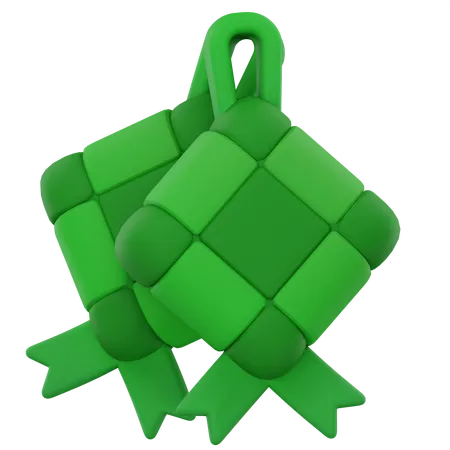 Ketupat  3D Icon
