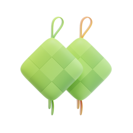 Ketupat  3D Icon