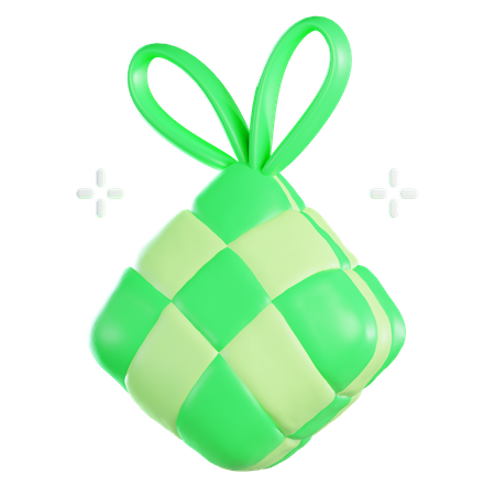 Ketupat  3D Icon