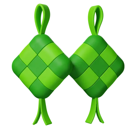 Ketupat  3D Icon