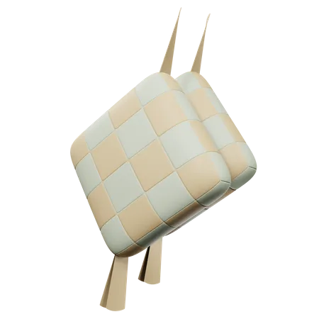 Ketupat  3D Icon