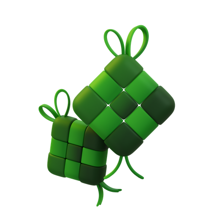 Ketupat  3D Icon