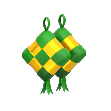 Ketupat  3D Icon