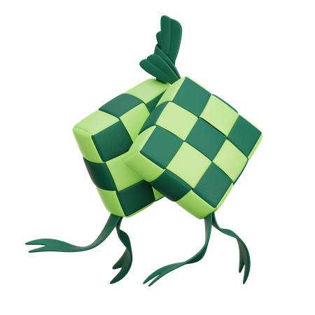 Ketupat  3D Icon