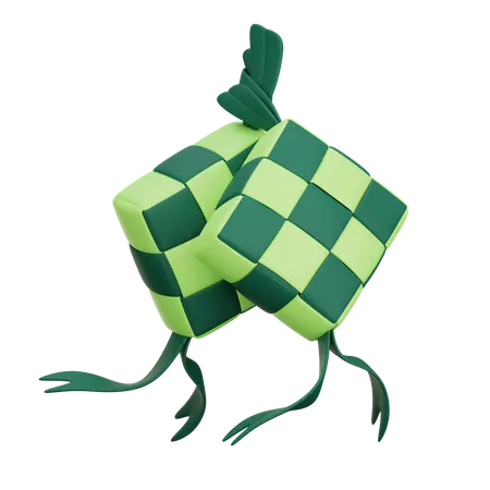 Ketupat  3D Icon