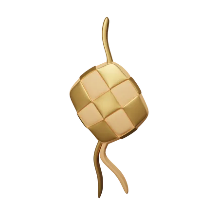 Ketupat  3D Icon