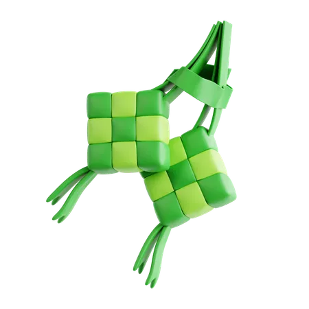 Ketupat  3D Icon